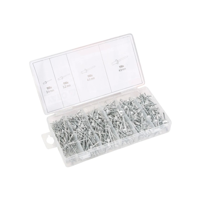 Набор заклепок, 400 пр YATO YT-36420