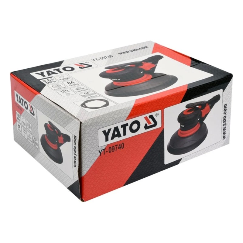 Шлифмашина эксцентриковая пневматическая  YATO YT-09740