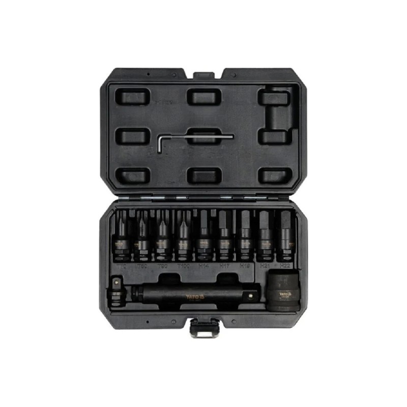 Набор головок ударных 3/4", 12 предметов YATO YT-10655
