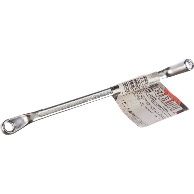 Ключ накидной-изогнутый 6х7мм "САТИН"  YATO YT-0383