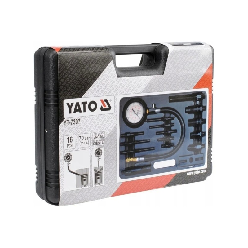 Компрессометр для дизельных двигателей YATO YT-7307
