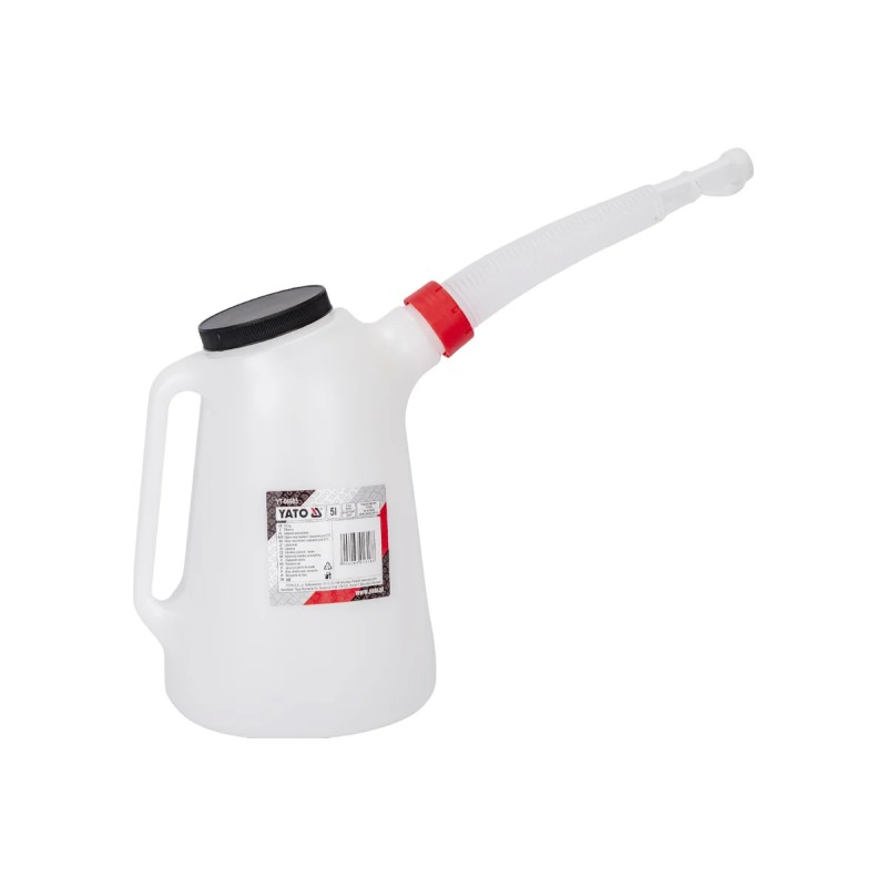 Лейка пластиковая с крышкой для СТО 5л YATO YT-06985