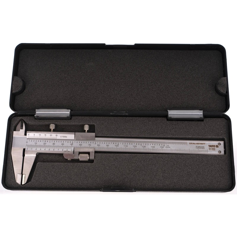 Штангенциркуль 150мм/ 0,02мм YATO YT-7200