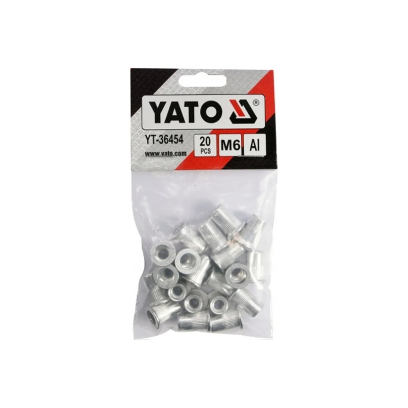 Заклепки резьбовые М6, 20шт YATO YT-36454