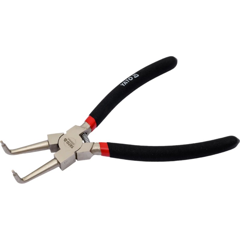 Съёмник стопорных колец загнутый (сжим) 200мм YATO YT-2147