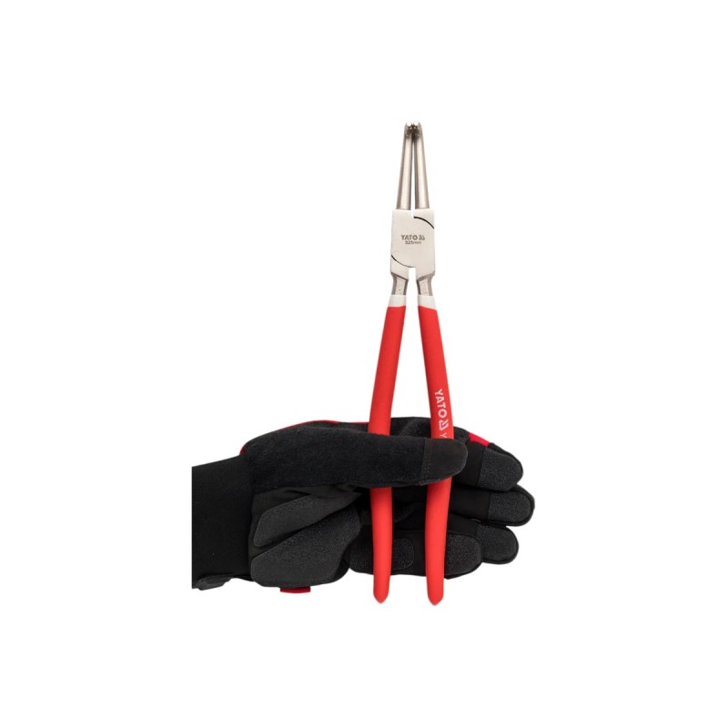 Съёмник стопорных колец загнутый (сжим) 325мм YATO YT-1995