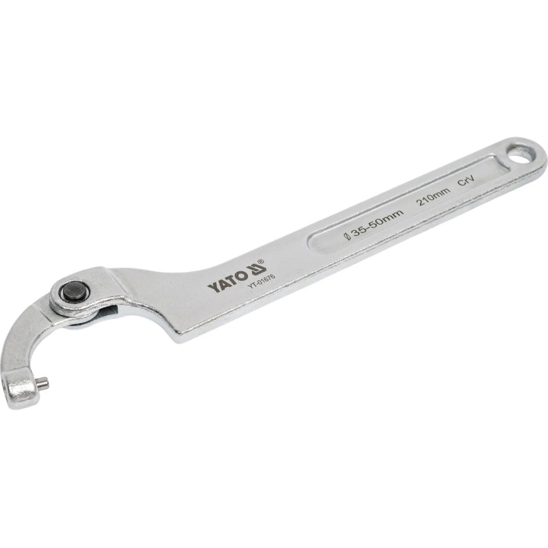 Ключ шарнирный для круглых шлицевых гаек 35-50мм YATO YT-01676