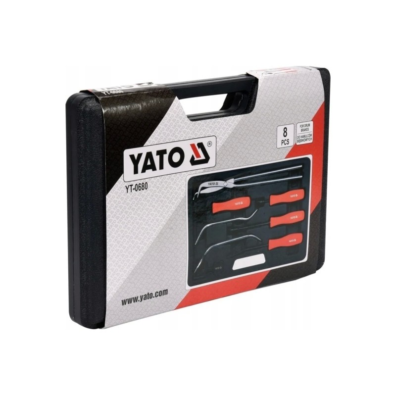 Комплект для замены тормозных колодок 8 предметов YATO YT-0680
