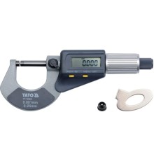 Микрометр электронный цифровой 0-25мм YATO YT-72305