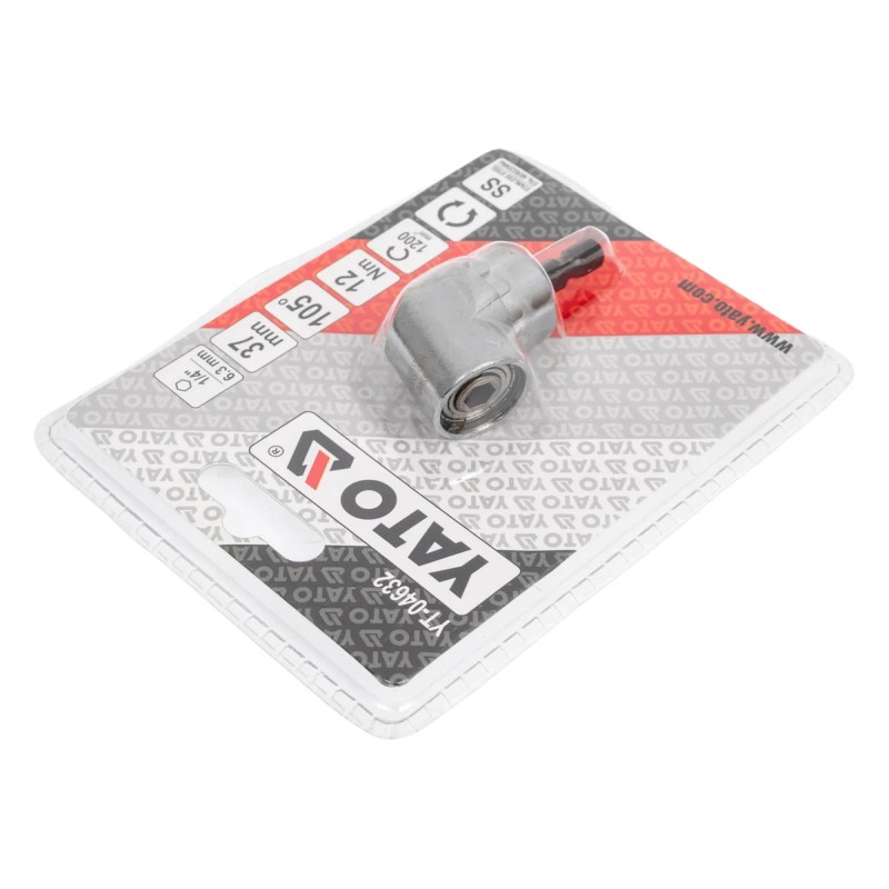 Адаптер угловый для бит 37мм, 1/4" YATO YT-04632