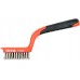 Щетка стальная 5 рядов (изогнутая пластиковая ручка) YATO YT-6340