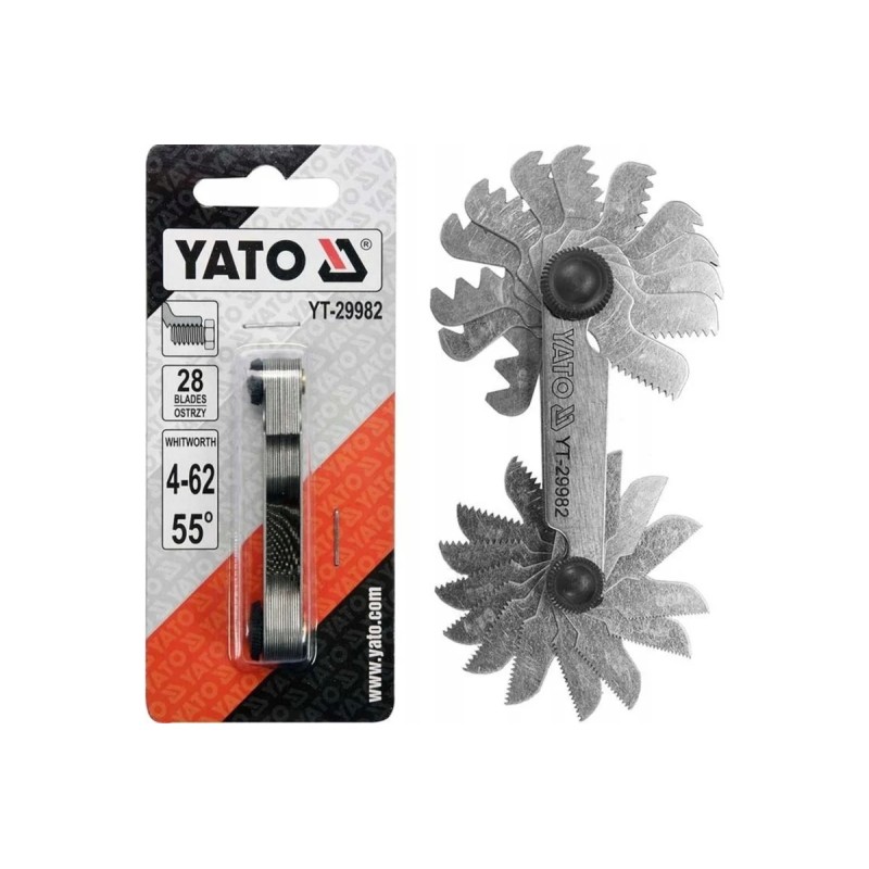 Резьбомер Витворта  YATO YT-29982