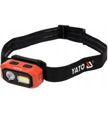 Налобный фонарь 480лм, аккум. датчик движения YATO YT-08592