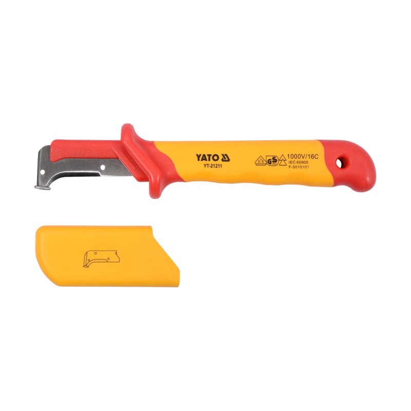 Нож для снятия изоляции диэлектрический VDE YATO YT-21211