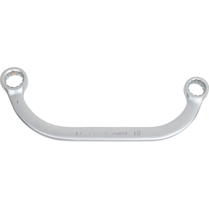 Ключ накидной "стартерный" 16х17мм YATO YT-0173