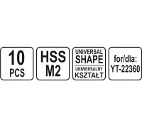 Лезвия для карандаша-фаскоснимателя 10шт YATO YT-22361