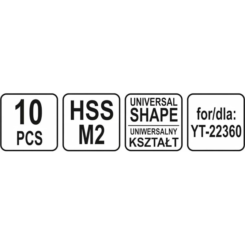 Лезвия для карандаша-фаскоснимателя 10шт YATO YT-22361