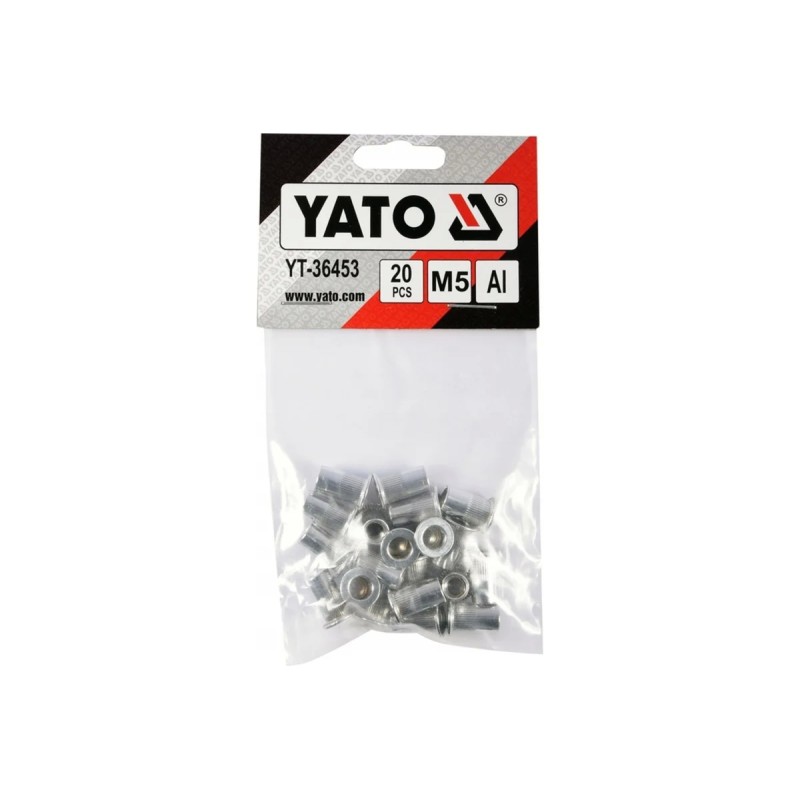Заклепки резьбовые М5, 20шт YATO YT-36453