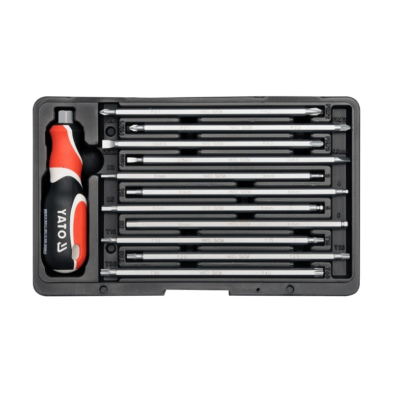 Набор отвёрток для точных работ 22в1 YATO YT-2797
