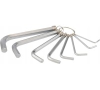 Набор шестигранников 8шт. 2,0-10мм CrV -средних YATO YT-0503