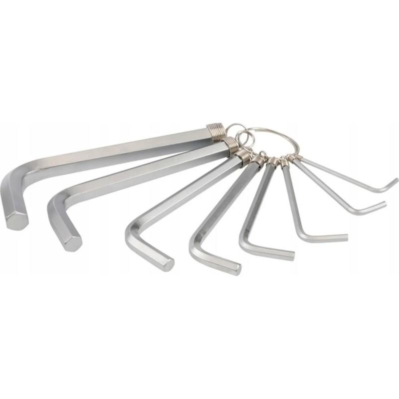 Набор шестигранников 8шт. 2,0-10мм CrV -средних YATO YT-0503