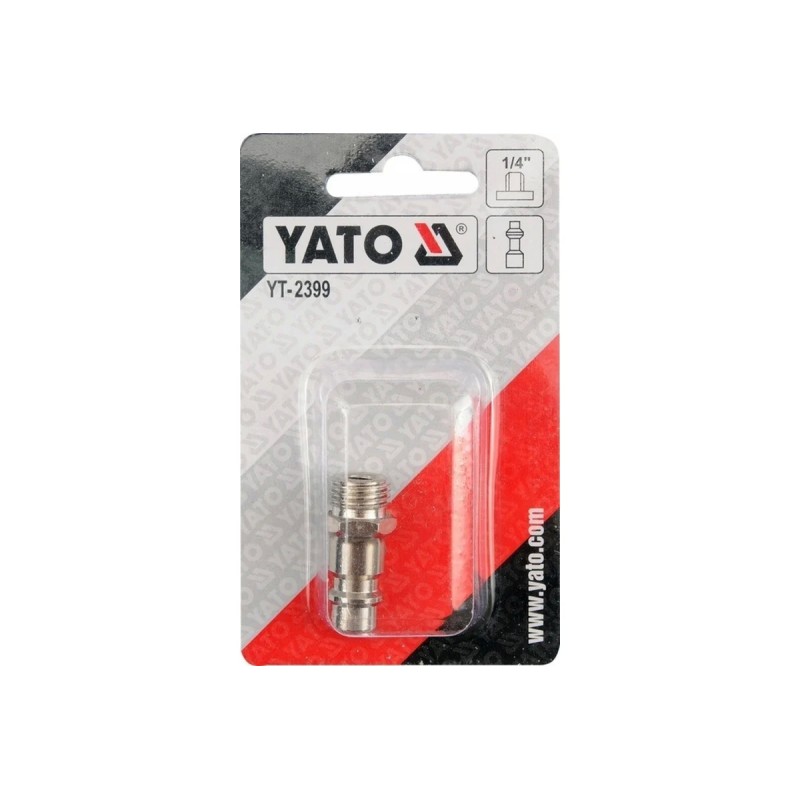 Быстрое соединение нипель 1/4" внешняя резьба YATO YT-2399