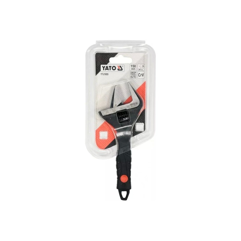 Ключ разводной с тонкими губками 150мм, 0-34 мм YATO YT-21655