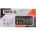 Набор специальных бит "ТОRХ" с переходником 15предм. YATO YT-0411