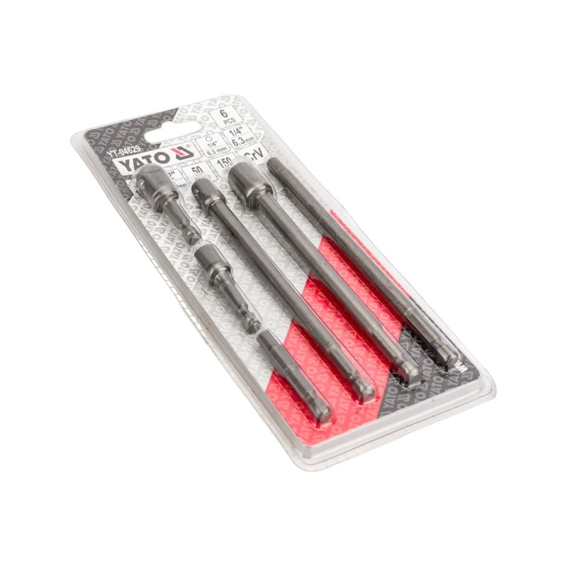 Держатели-адаптеры торцевых головок 1/4, 3/8, 1/2  YATO YT-04629