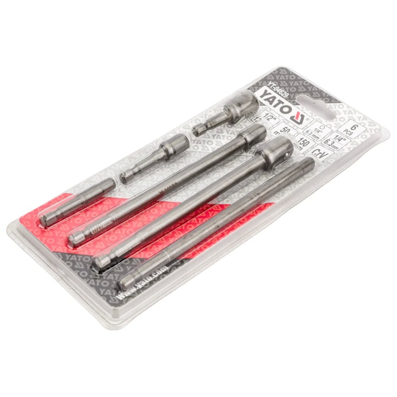 Держатели-адаптеры торцевых головок 1/4, 3/8, 1/2  YATO YT-04629