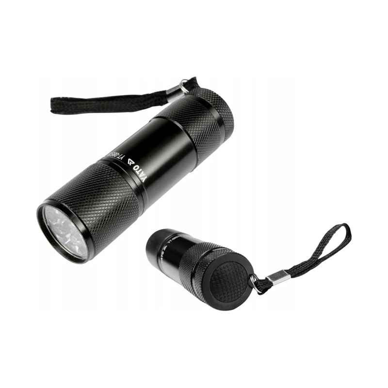 Фонарь мини алюминий 9 LED YATO YT-08570