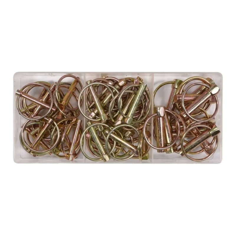 Набор шплинтов с кольцом 50 пр YATO YT-06787