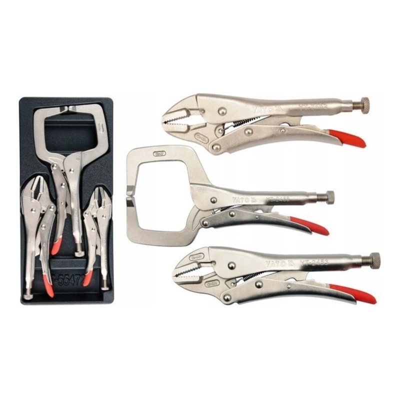 Ложемент для выдвижного ящика/ручные тиски 3 пр. YATO YT-55472