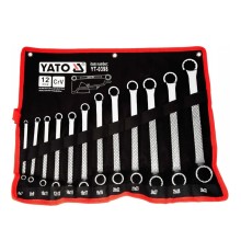 Набор ключей накидных изогнутых 6-32мм 12шт "САТИН" YATO YT-0398