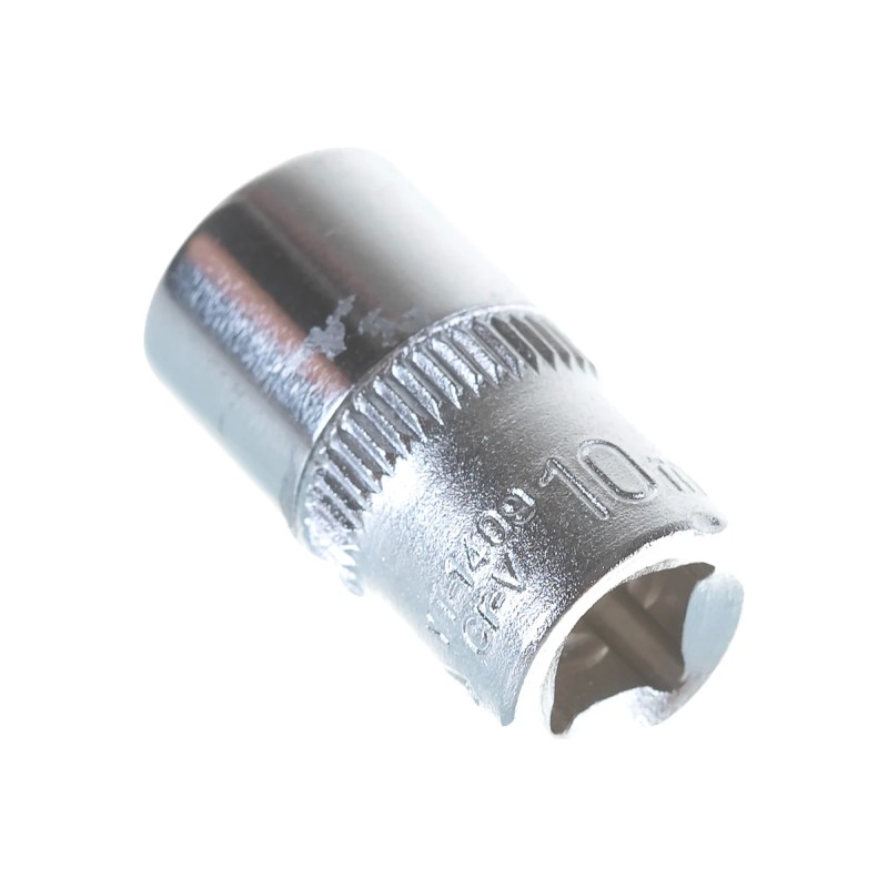 Головка торцевая 1/4' 10мм короткая CrV YATO YT-1409