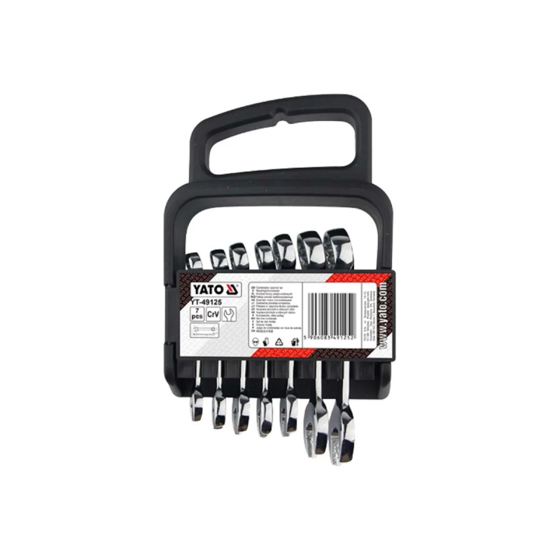 Набор комбинированных гаечных ключей, 7 шт. YATO YT-49125