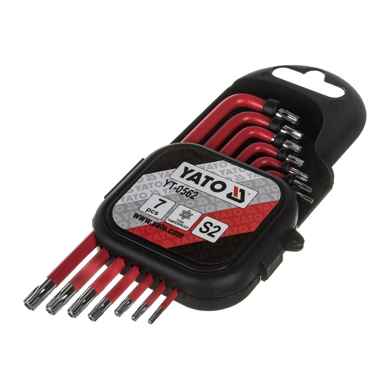 Набор ключей "ТОRХ TAMPER PROOF" Т9-Т30 CrV, 7шт  YATO YT-0562