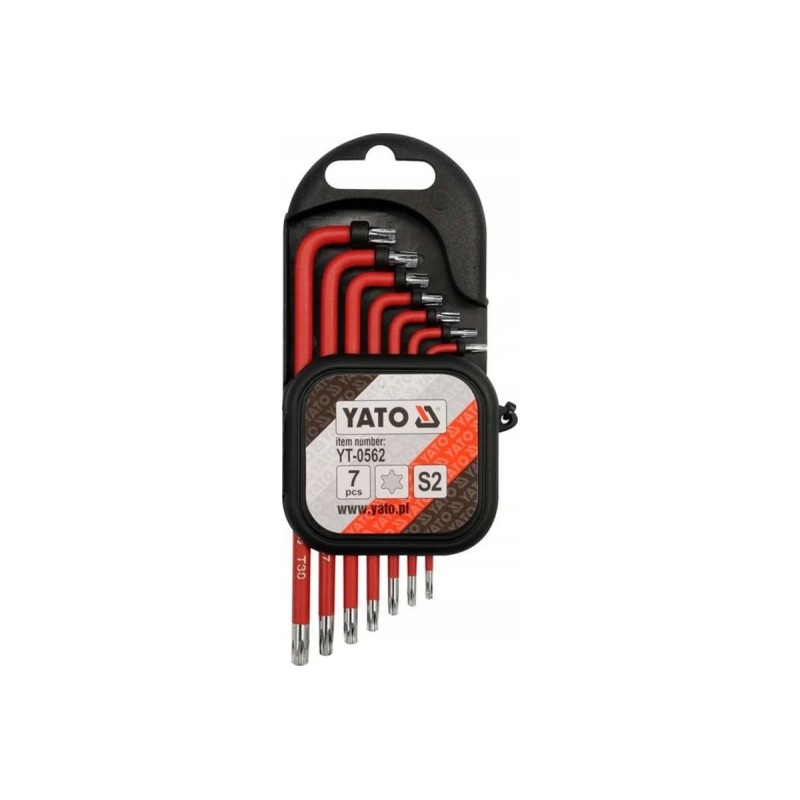 Набор ключей "ТОRХ TAMPER PROOF" Т9-Т30 CrV, 7шт  YATO YT-0562