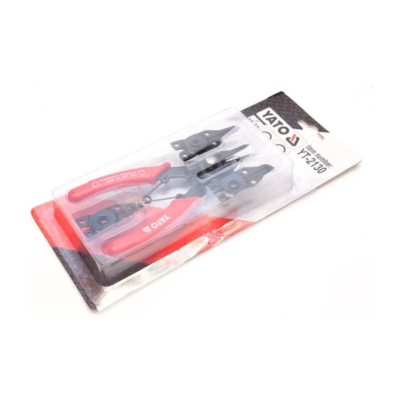 Съемник стопорных колец+3 насадки 160мм YATO YT-2130