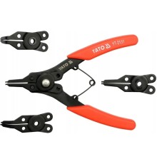 Съемник стопорных колец+3 насадки 160мм YATO YT-2130