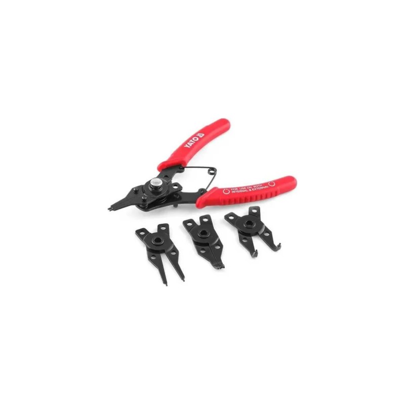 Съемник стопорных колец+3 насадки 160мм YATO YT-2130