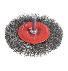 Щетка дисковая стальная проволока 100 мм со стержнем YATO YT-4758