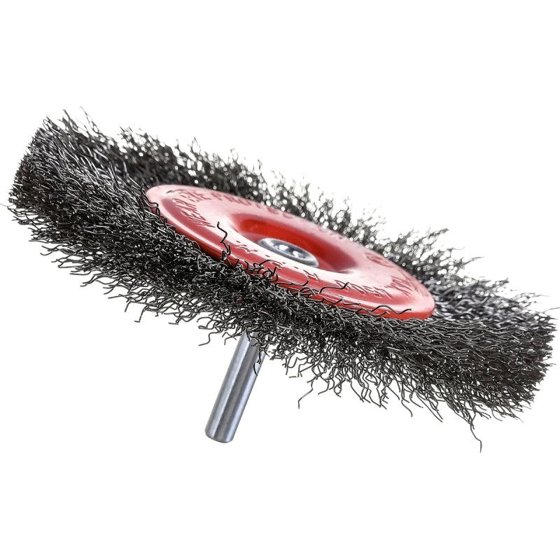 Щетка дисковая стальная проволока 100 мм со стержнем YATO YT-4758