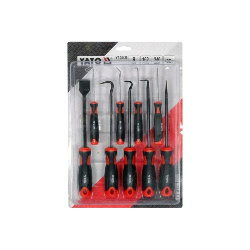 Набор крючков и скребков 9 шт YATO YT-08426