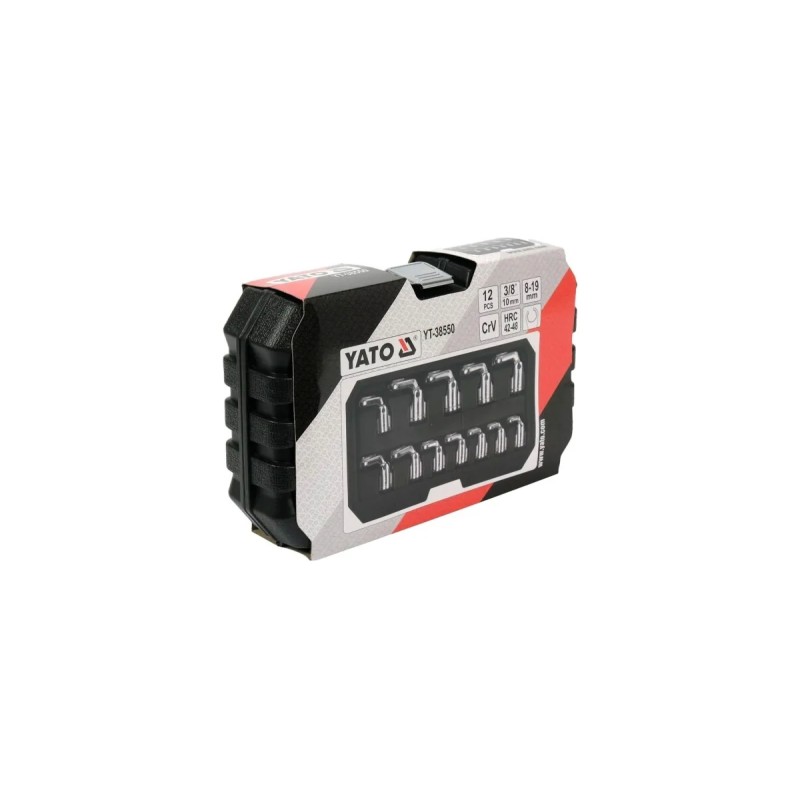 Набор ключей разрезных с шарниром 12 шт. YATO YT-38550