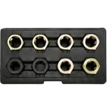 Haбop инcтpyмeнтoв для вoccтaнoвлeния peзьбы ocи ШPУCa 8пр YATO YT-17695