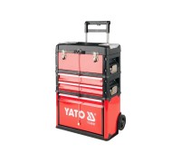 Тележка инструментальная 3 секции, 4 ящика YATO YT-09101