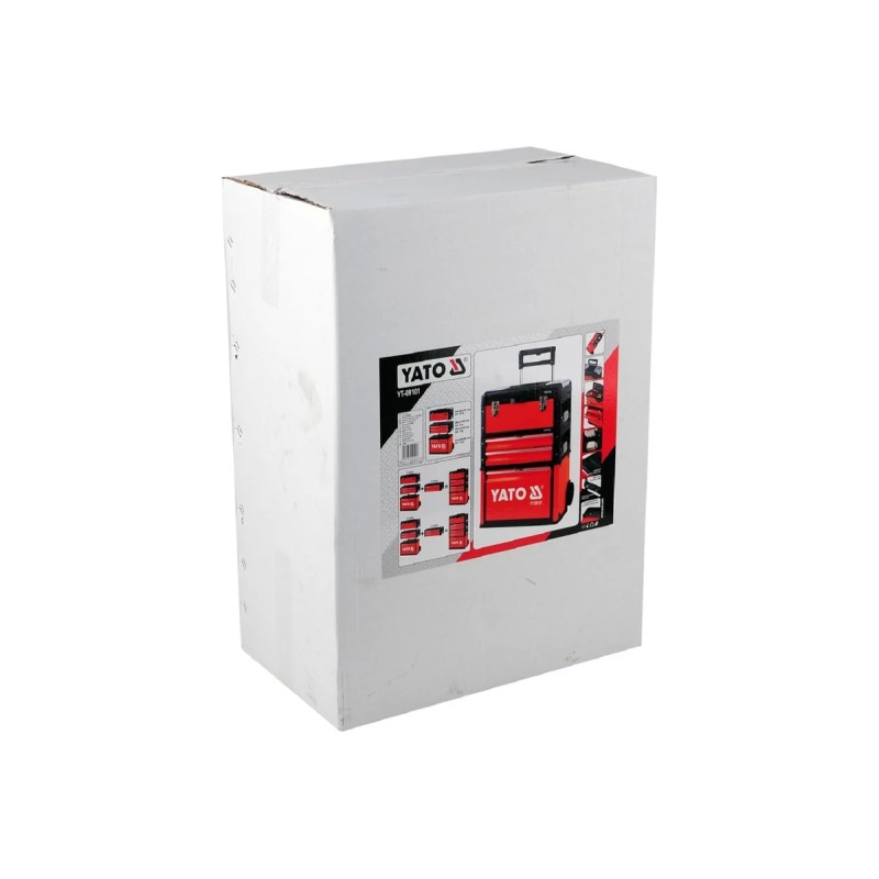 Тележка инструментальная 3 секции, 4 ящика YATO YT-09101