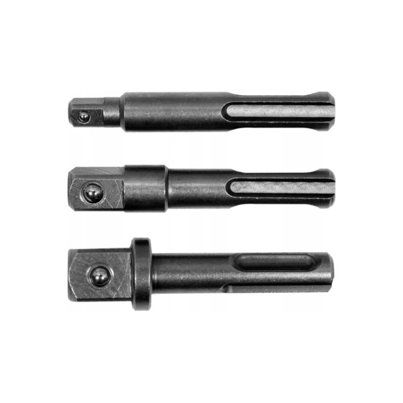 Набор адаптеры  SDS-PLUS для торцовых головок-1/4, 3/8, 1/2 YATO YT-04686