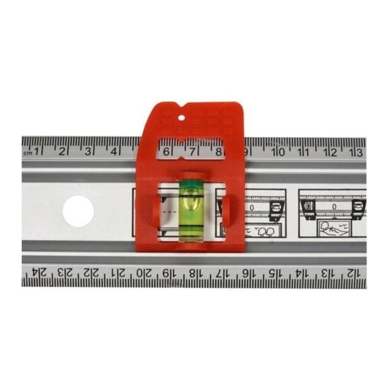 Линейка столярная алюминиевая 2 глазка с ручкой 1000мм YATO YT-70715